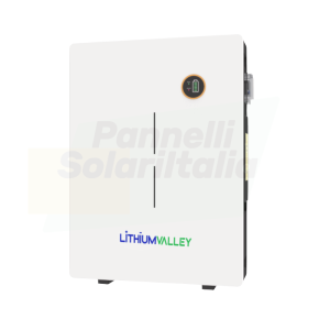 Batteria al litio da 10,24 kWh LV-BAT-W10.24Ac - Lithium Valley - LiFePO₄, 200Ah, montaggio a parete